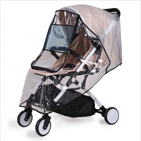 Regenhoes Kinderwagen - Regenhoes Buggy Universeel met ventilatie opening - Universele Regenkap - Regenhoes Buggy Universeel - Regenhoes Kinderwagen Universee - EVA Regenhoes - groot(95*58*46*95cm) van Universee