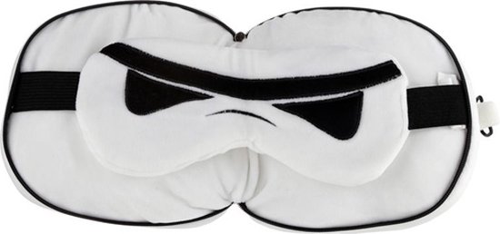 Reiskussen & Slaapmasker Relaxeazzz Pluche The Original Stormtrooper Rond - 14,5x14x9,5cm van Relaxeazzz