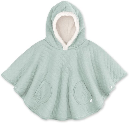 Reisponcho Gewatteerd - Baby Jas - Veilig Reizen - Teddy Voering - 70-110cm - Lunar