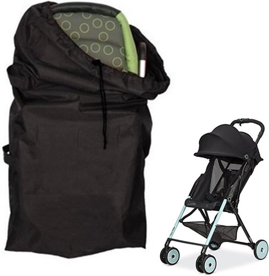 Reistas voor Kinderwagen en Kinderzitje - Waterdichte Bescherming voor Vliegtuig en Reizen van Merkloos