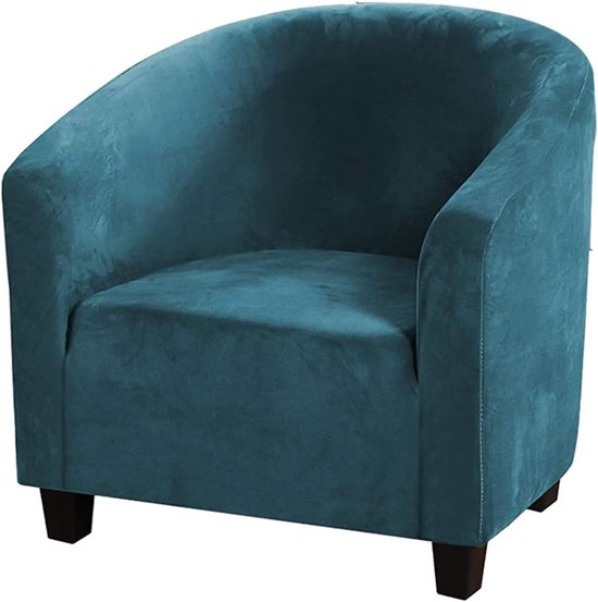 Rekbare Velours Stoelhoezen voor Kuipstoelen - Zachte Bescherming Woonkamer en Eetkamer van Merkloos
