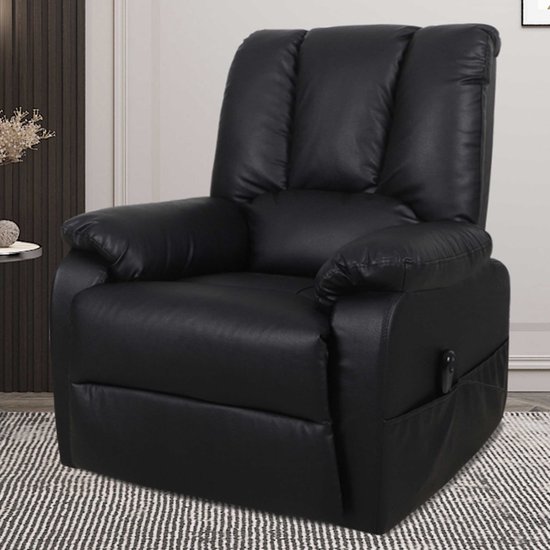 Relaxfauteuil Osaka met opstahulp | elektrisch verstelbaar | zwart van Mondo Relaxfauteuils