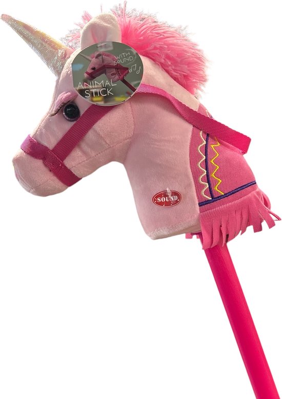 Relaxpets - Stokpaard - Roze - Met geluid van Relax