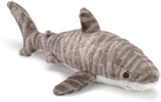 Republic 20723 Republic 22464 Pluche tijgerhaai, Cuddlekins knuffeldier, pluche dier, 40 cm