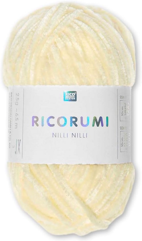 Ricogurumi Nilli Nilli Chenille garen - zacht en fluweelachtig voor amigurumi en babyspeelgoed