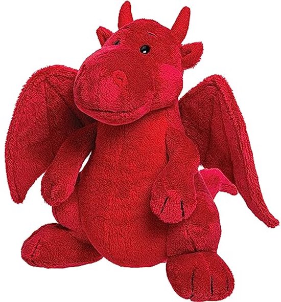 Roary knuffeldier draak - 17 cm, pluisvrij en handwasbaar van Merkloos