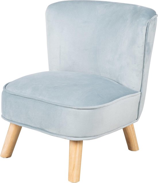 Roba Kinderstoel Lil Sofa Junior 50 Cm Fluweel Blauw van Roba.