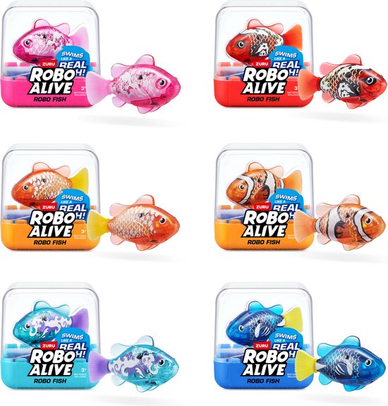 Robo Fish - Series 3 - zwemmende robotvis van ZURU - ASSORTI van Merkloos