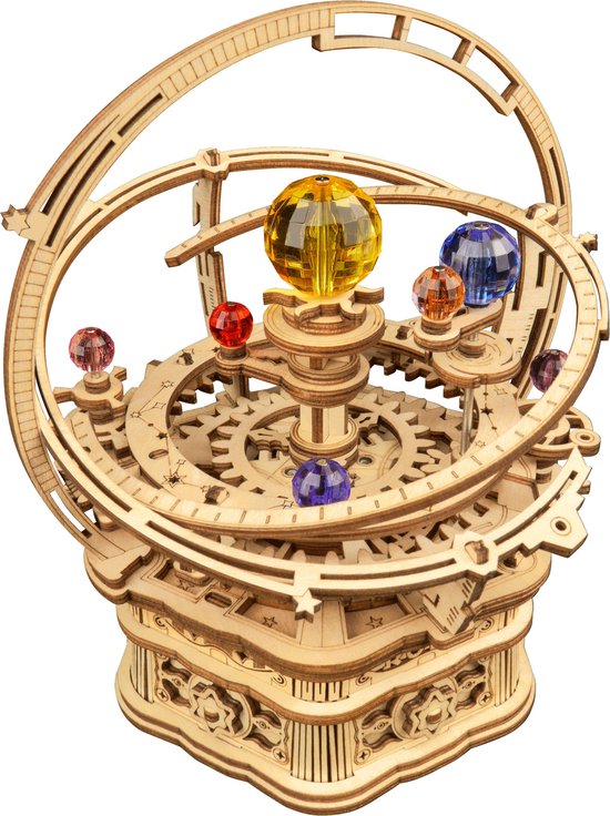 Robotime ROKR AMK51 - Muziekdoos - DIY - Starry Night - Houten Modelbouw van Robotime