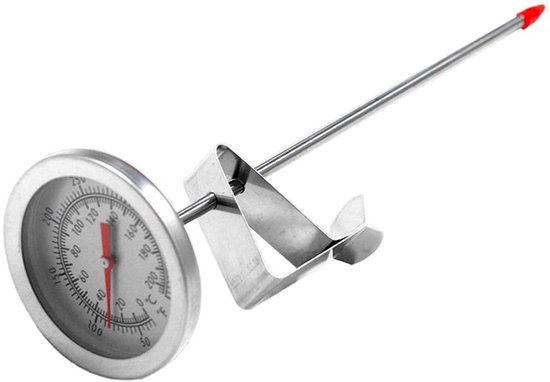 Roestvrijstalen Temperatuursonde Digitale Thermometer Koken 20 Cm Lengte voor Kaarsen, Vloeistoffen, Koken, Grillen (Pongnas7y2kd9zo5h-03)
