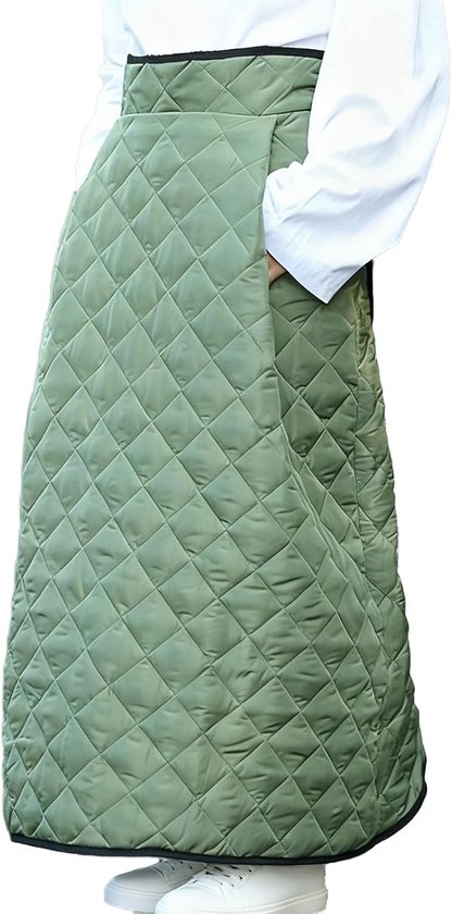 Rolstoeldeken Kinderen - Draagbare Voetenzak - Outdoor Activiteiten - Waterdicht Winddicht - 82cm Lengte - Legergroen