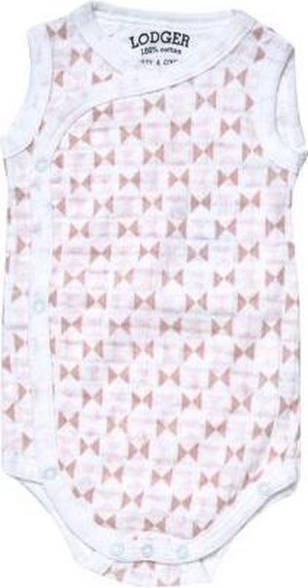 Romper Fold Over Scandinavian print Blush/Soft skin van Fresk