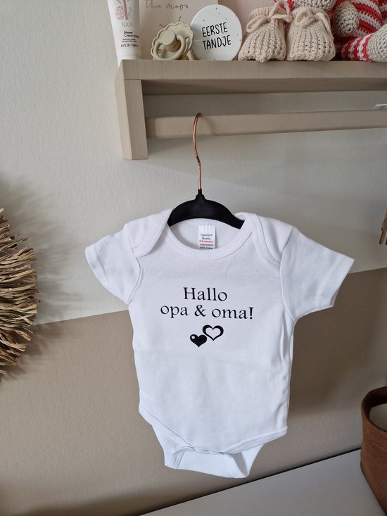 Romper, jullie worden opa en oma - zwangerschapsaankondiging - zwanger van A-style Cadeau.