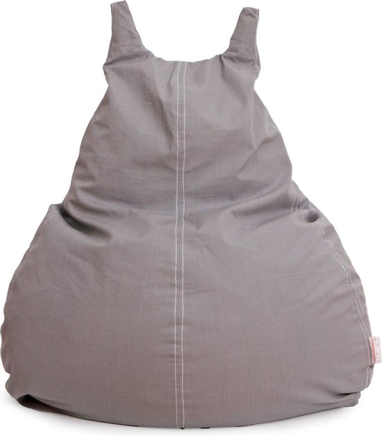 Roommate Happycat Zitzak Grey Junior 90 X 100 Cm van Merkloos