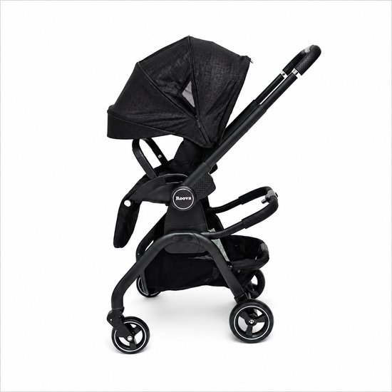 Roova® Duo Buggy Unit Zwart - Kinderwagen Autostoel Combi