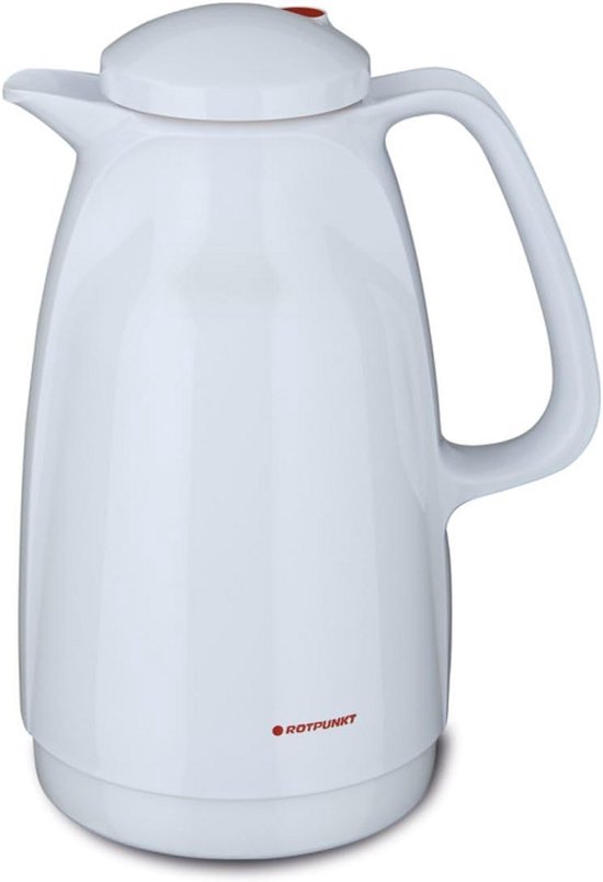 ROTPUNKT Isoleerkan 1,5 L - Glas - BPA-vrij - Thermoskan - Warm & Koud Houden - Draaisluiting
