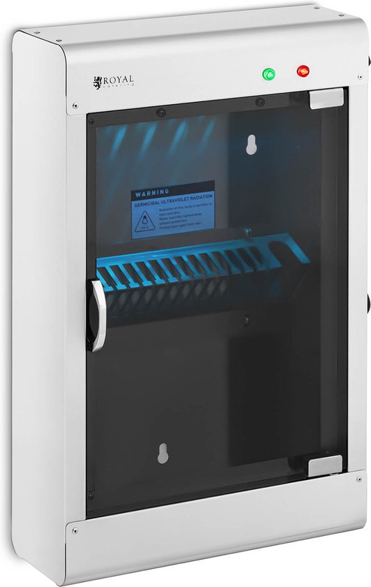 Royal Catering Messen - sterilisator - UV voor 14 messen - roestvrij staal van Royal Catering