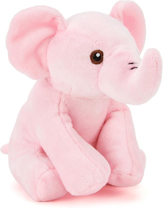 Roze Knuffel Olifant Pluche Dier Zacht en Knuffelbaar Cadeau van Merkloos