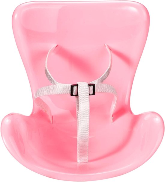 Roze Plastic Autostoel voor Labubu Poppen - Veiligheidsstoel Decoratieve Schattige Bank voor Pluche Poppenspeelgoedornamenten - Accessoires voor Auto-Interieurluchtroosters Clip van Jupitor Mukama