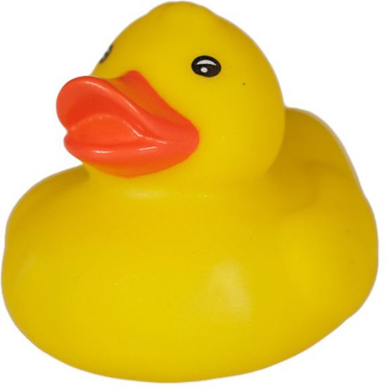 Rubber badeendje - Classic geel - badkamer fun artikelen - size 5 cm - kunststof - speelgoed eendjes
