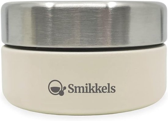 RVS Fruitbakje - Snackbeker - Onderweg Eten - Herbruikbaar - 280ml - Wit