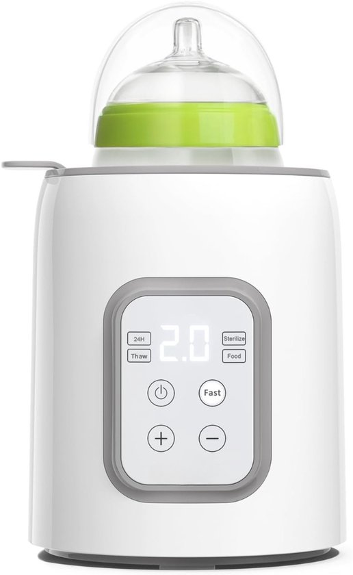 RWB® Flessenwarmer Onderweg - Flessenwarmer - Fleswarmer - Grijs - 22cm x 14cm x 14cm van Merkloos
