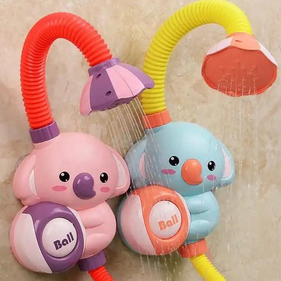 RyC Toys Baby Badspeeltje | Olifant Douche roze/paars| sproeier douchebad speelgoed van RyC Toys
