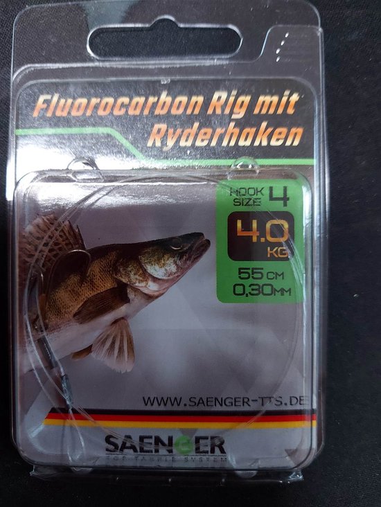 Saenger Fluorocarbon Rig Met Ryder Gr.1/6.5kg/70cm van Saenger