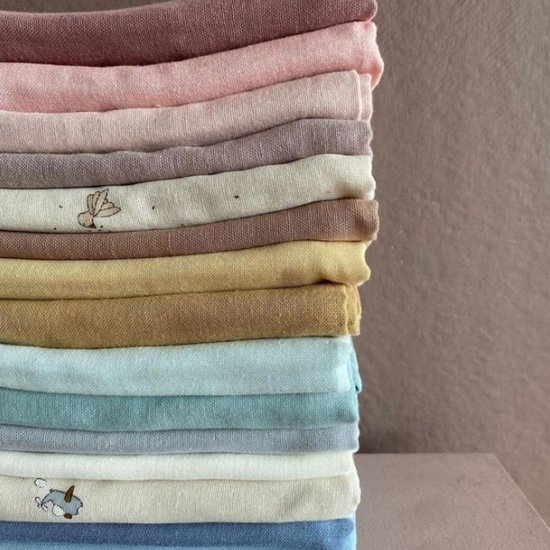 Saga Copenhagen | Hydrofiele Doek Hula Swaddle 100x100cm Ice Blue van Saga Copenhagen