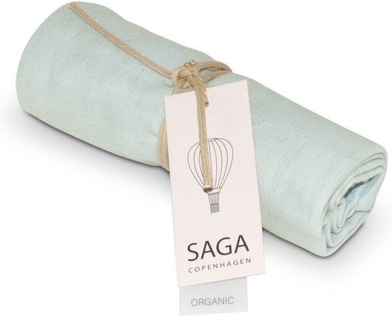 Saga Copenhagen - Hydrofiele doek Vidar 70x70cm Mint van Saga Copenhagen