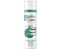Satin Care - Scheergel - Sensitive - Aloe Vera Glide - 200ml van Gillette