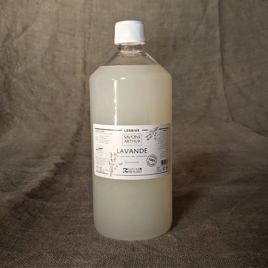 Savons Arthur Organisch Lavendel Wasmiddel - puur en schone kleding - geen verzachter nodig 1ltr van Savons Arthur