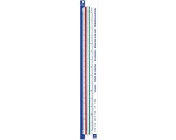 Schaalliniaal Staedtler 561 300mm verdeling training - 6 stuks van $