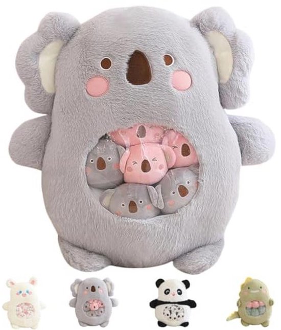 Schattig Pluche Koala Kussen Speelgoed voor Kinderen - Zacht en Verwijderbaar van Merkloos