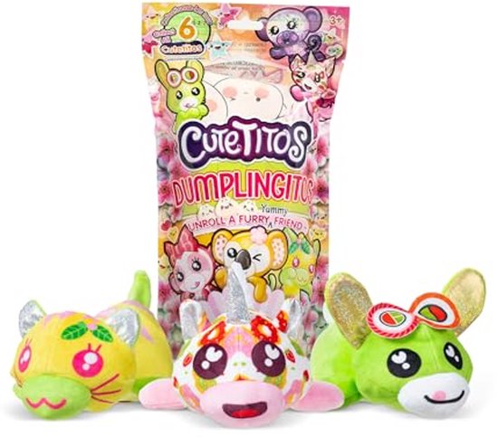 Schattige 17 cm Pluche Dumplingitos - Verzamelbare Figuren met Verrassing van Cutetitos