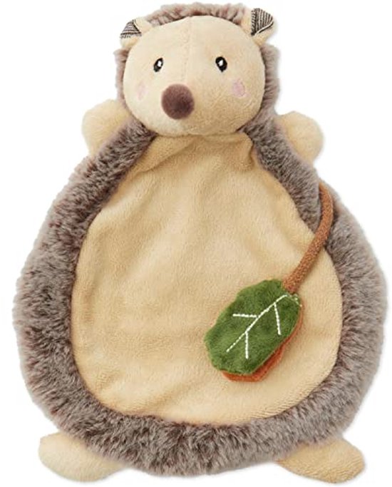 Schattige egel knuffel voor baby | Perfect als kraamcadeau en knuffeldoek van De Droomfabriek.