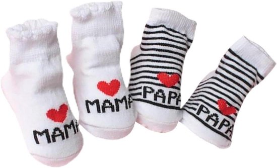 Schattige Katoenen Babysokken - Antislip sokken voor Pasgeborenen - Baby Cadeau voor Aanstaande Ouders van Merkloos