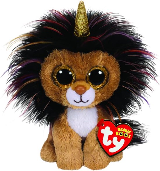 Schattige Pluche Leeuw Beanie Boo 15cm - Perfect voor Kinderen