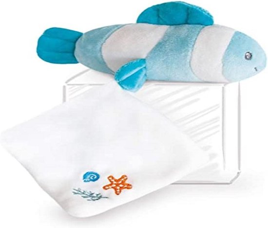 Schattige pluche vis 16 cm, amandelgroen - perfect knuffeldier voor baby's van Merkloos