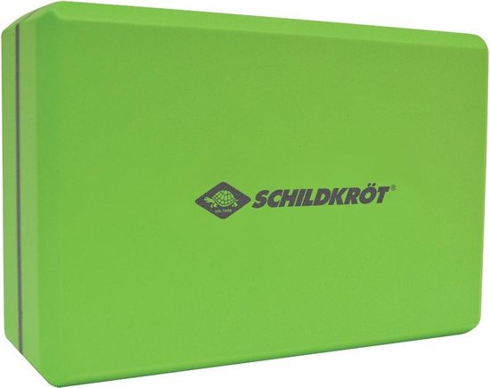 Schildkröt Fitness Yogablok 22,5 Cm Eva Groen 2-delig van Schildkröt