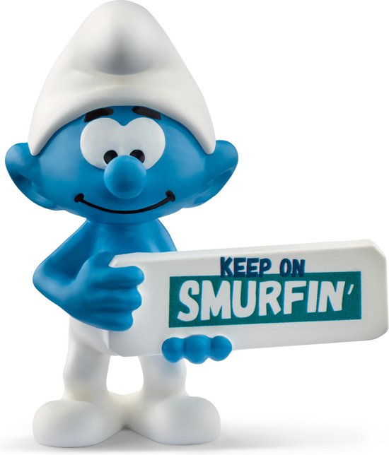 schleich de Smurfen - Smurf met bord - 20843 van Schleich