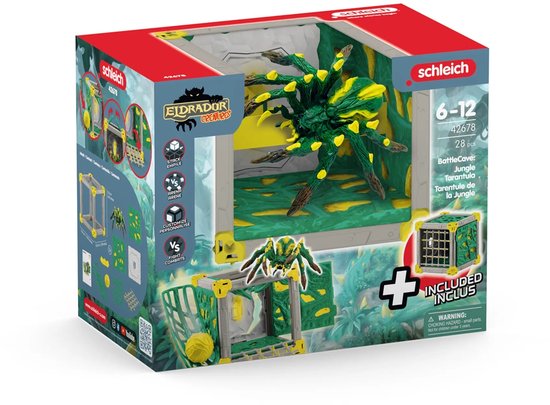 schleich ELDRADOR CREATURES BattleCave Jungle Tarantula - 42678