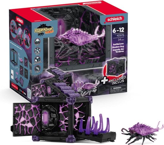 schleich ELDRADOR CREATURES BattleCave Schaduw Pissebed - 42675 van Schleich