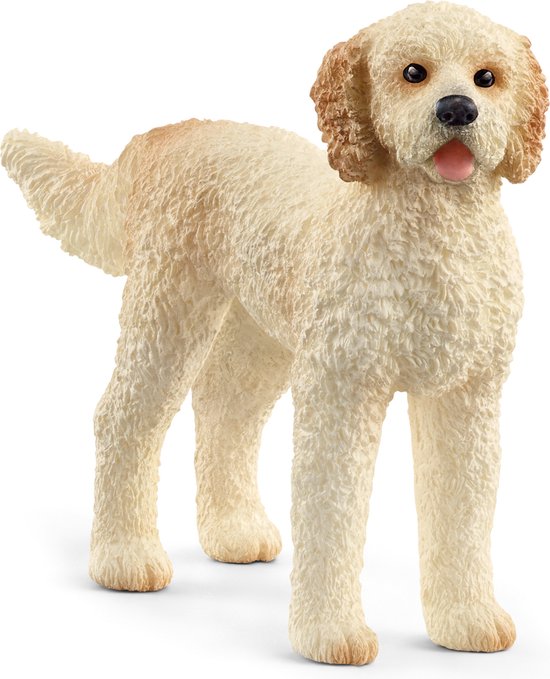 schleich FARM WORLD - Goldendoodlehond - Speelfiguur - Kinderspeelgoed voor Jongens en Meisjes - 3 tot 8 jaar - 13939 van Schleich