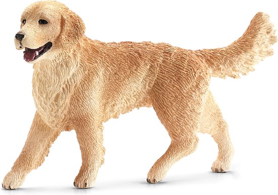 Schleich Golden Retriever 16395 - Hond Speelfiguur - Farm World - 2 x 7,5 x 5 cm van Schleich
