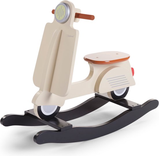 Schommel Scooter - MDF - Cream van Kid’s Concept.