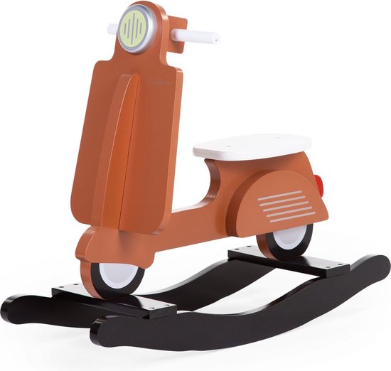 Schommel Scooter - MDF - Roest Zwart van Childhome