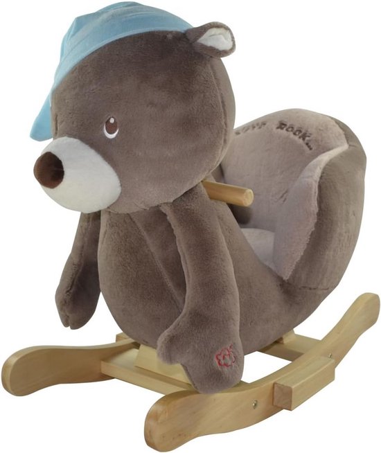 Schommelbeer met Muziekfunctie - Hobbelpaard voor Kinderen vanaf 9 Maanden van Merkloos