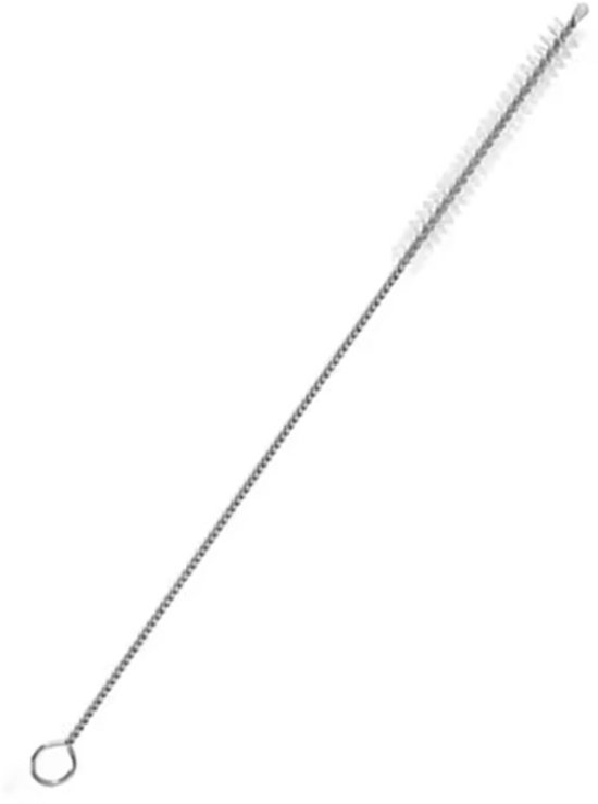 Schoonmaakborsteltje - Schoonmaakborstel voor koffieapparaat of rietjes - 1 stuk - 17CM - Reinigingsborsteltje - Kleine borstel - CHPN