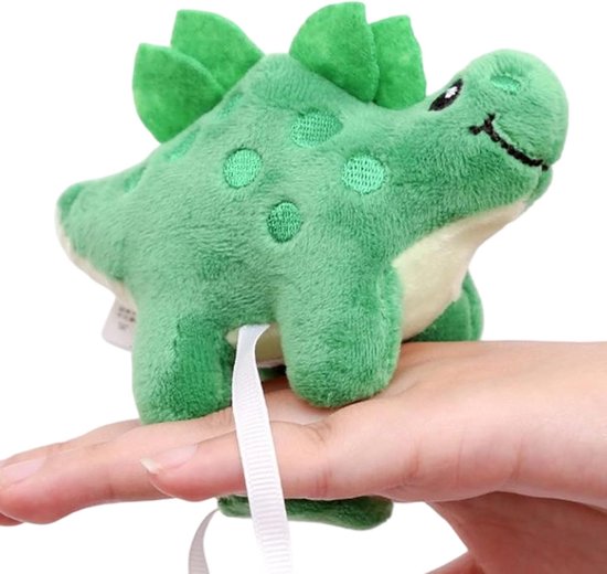 Schouder Pluche - Knuffel Pop - Decoratief Speelgoed - Magnetische Bevestiging - 11x5x6cm - Dinosaurus